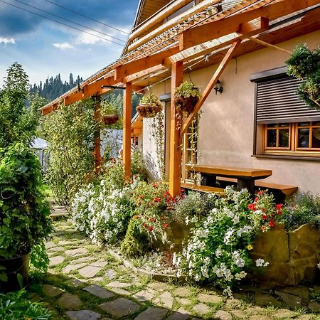 Ciukrowa Chatka Sauna & Jacuzzi ポロニン エクステリア 写真